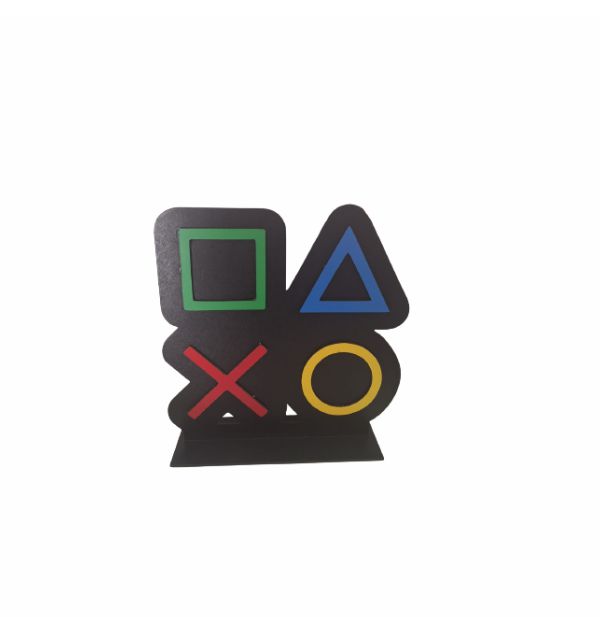 Placa Games em MDF 